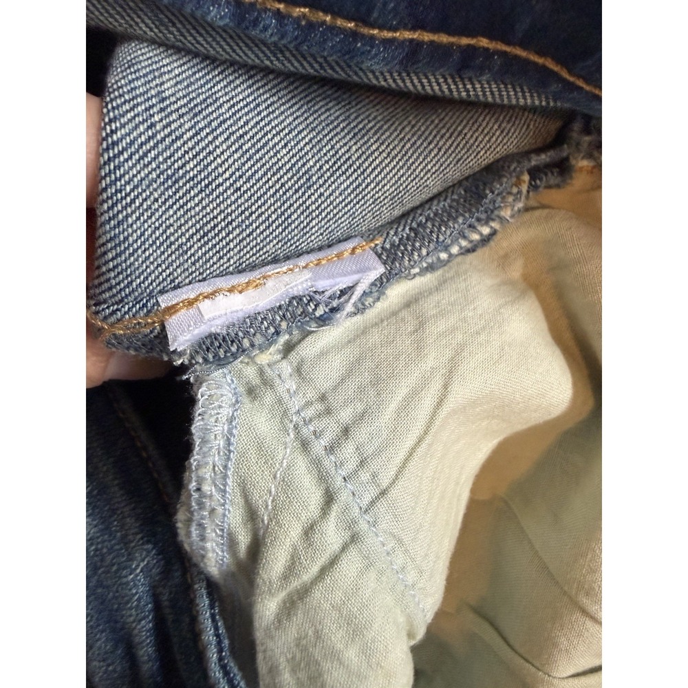 Lauren Ralph Lauren Jeans Womens 8 Blue Beaded Western Stretch Denim - Picture 6 of 9